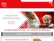 Tablet Screenshot of kidsgardenoviedo.es